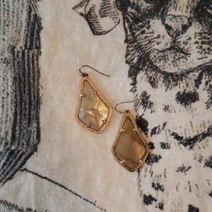 Kendra Scott Alex earrings - rose gold